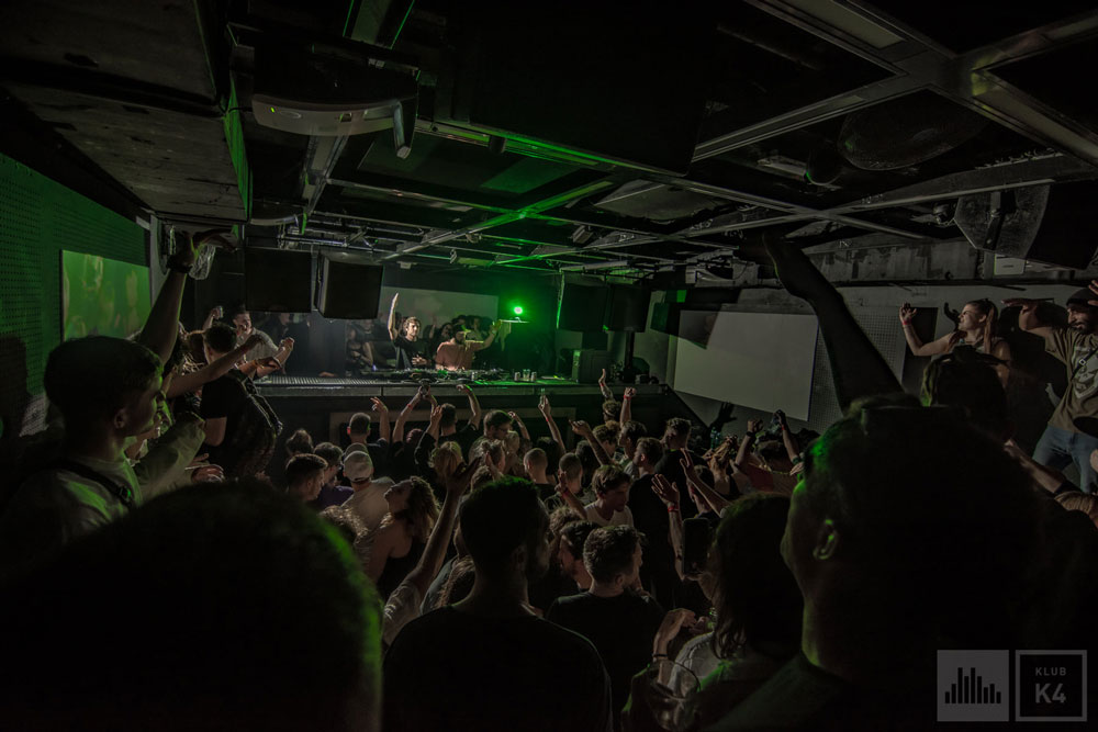 Party inside K4 Club in Ljubljana